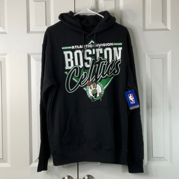 NBA Men’s Boston Celtics Black Color Pullover Hoodie Size M - Picture 1 of 8